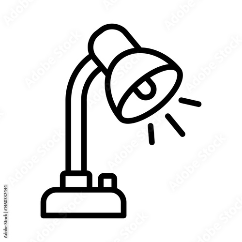 desk lamp icon