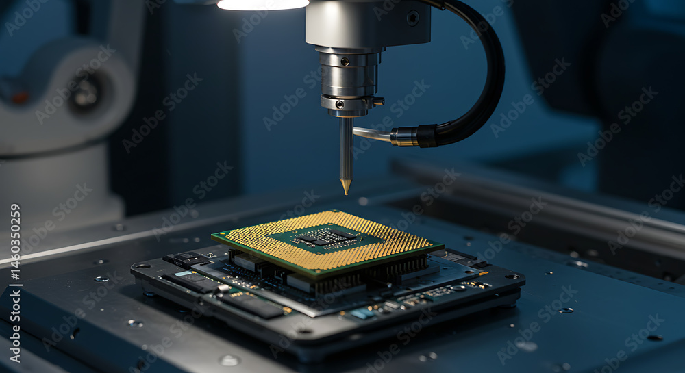 Precision Microchip Manufacturing Process Precision Microchip Manufacturing Process