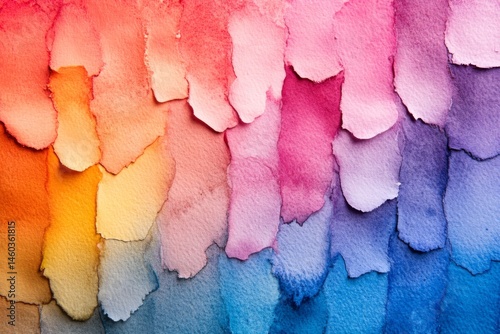Vibrant watercolor abstract with pink and purple overlapping brush textures