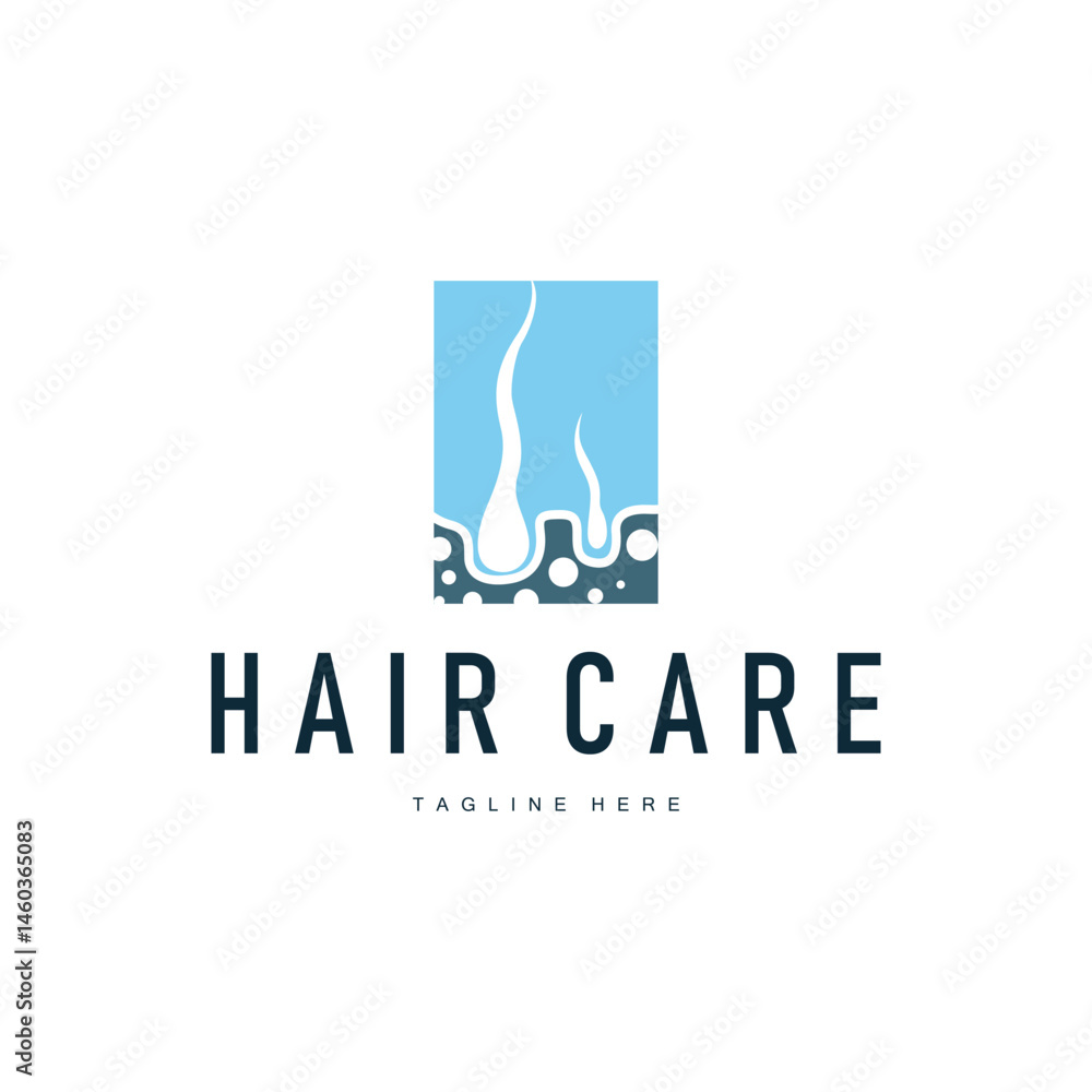 hair care logo with simple concept hair layers design symbol template icon hair health hair care logo with simple concept hair layers design symbol template icon hair health