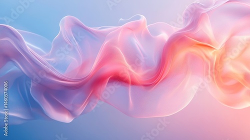 Wallpaper Mural Abstract digital design of flowing, vibrant colors. Torontodigital.ca