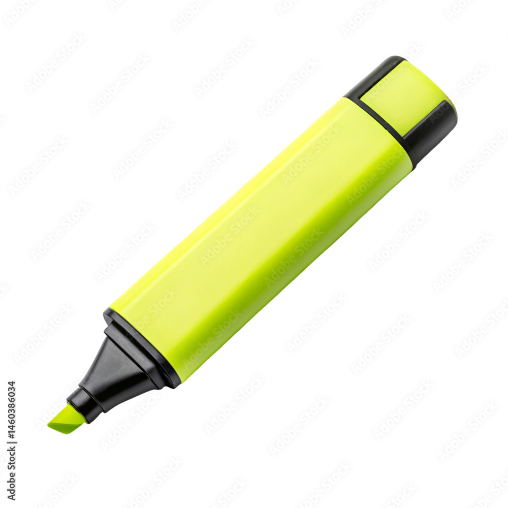 green marker isolated on white green marker isolated on white