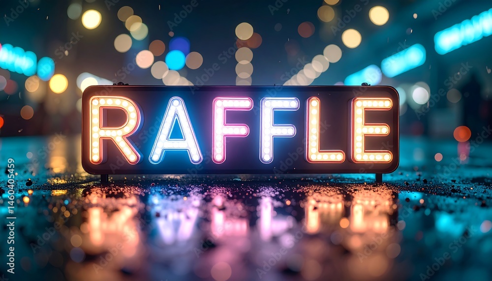 Bright neon sign showcasing the word