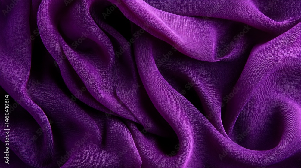 Obraz premium Draped Purple Fabric Texture