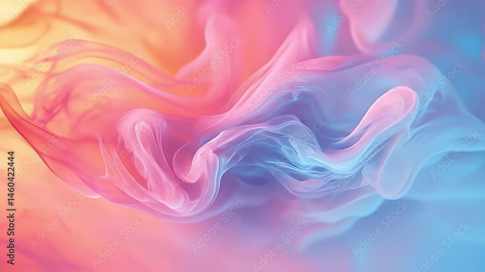Translucent Abstract Smoke Flow with Blue Pink Hues Soft Blending Background with Ethereal Dreamy Visual Effect Translucent Abstract Smoke Flow with Blue Pink Hues Soft Blending Background with Ethereal Dreamy Visual Effect