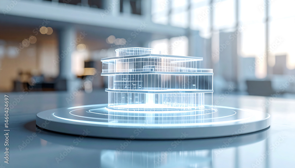 Architectural visualization of modern building design office space 3d model digital environment Architectural visualization of modern building design office space 3d model digital environment