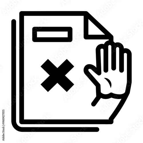 boundary Line Icon