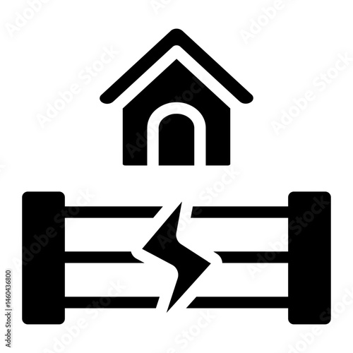 boundary Solid icon