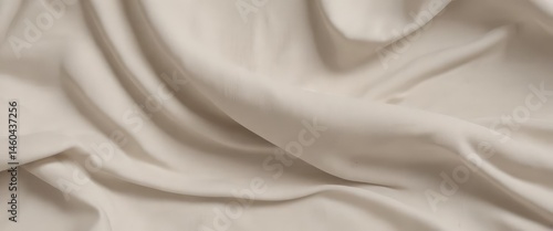 Creamy white linen, soft wrinkles, antique look  Ideal seamless backdrop , design, faded, wrinkle