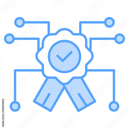 Reward Sistem Blue Icon 