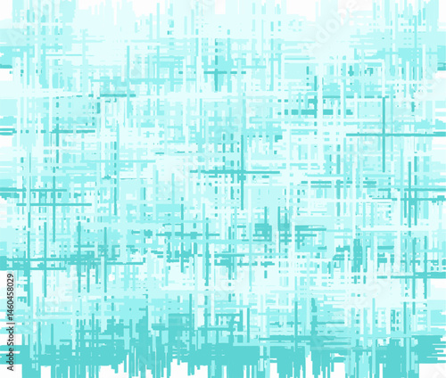 Dynamic abstract background featuring layered vertical and horizontal aqua-blue lines in a grid formation. 