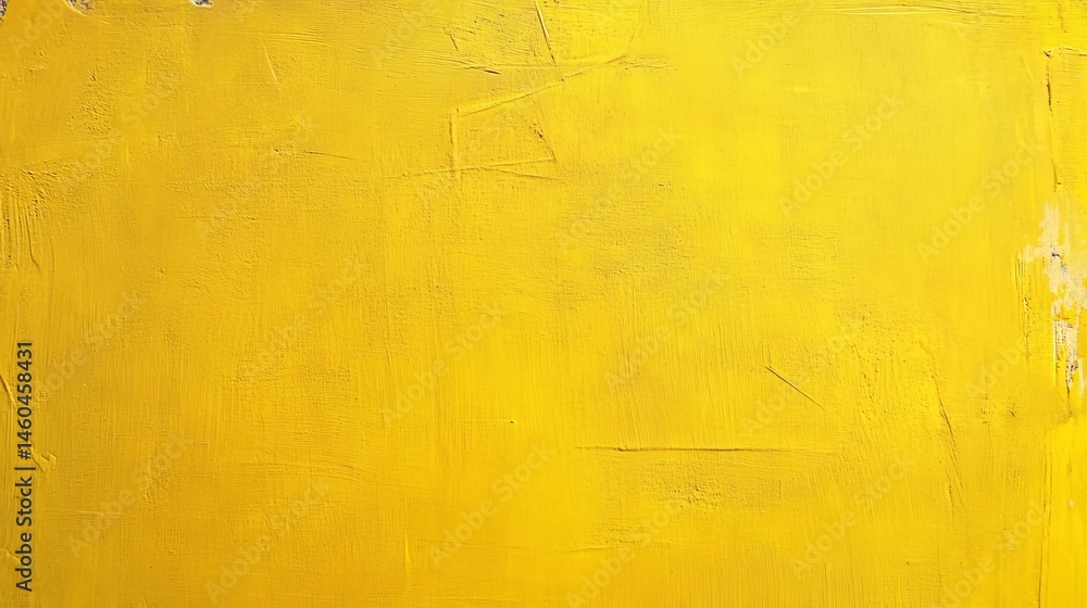Naklejka premium Vibrant Yellow Abstract Painting yellow gradient background
