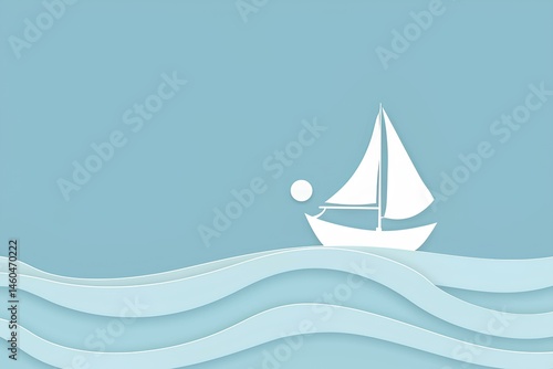 sailing boat on the sea