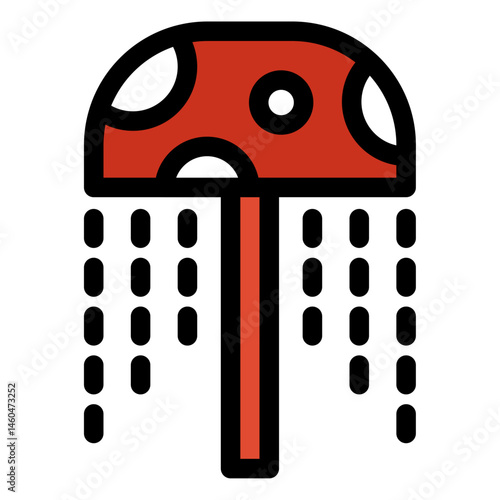 mushroom shower attraction icon