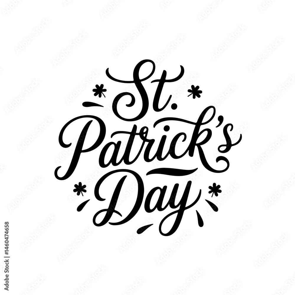 Saint patrick's day. Vector Design Isolated on White Background Saint patrick's day. Vector Design Isolated on White Background
