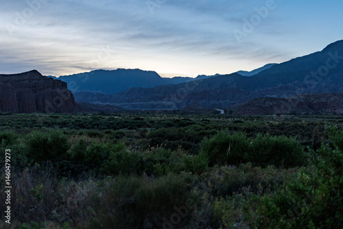 sunrise over the mountains