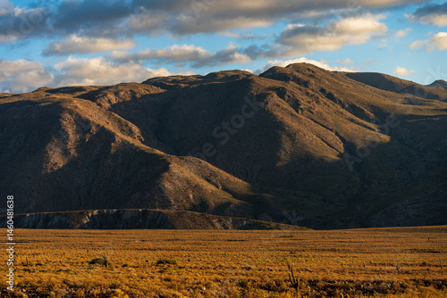 autumn landscape with mountains