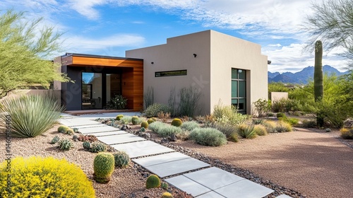 Modern Desert Home Exterior, Scottsdale Arizona Architecture