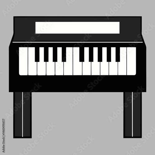 piano keys vector illustration
