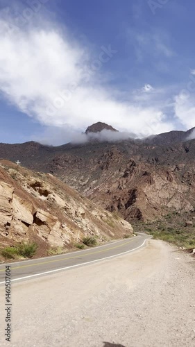 road in desert in Argentina