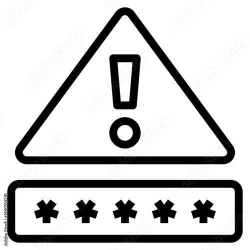 password error icon line