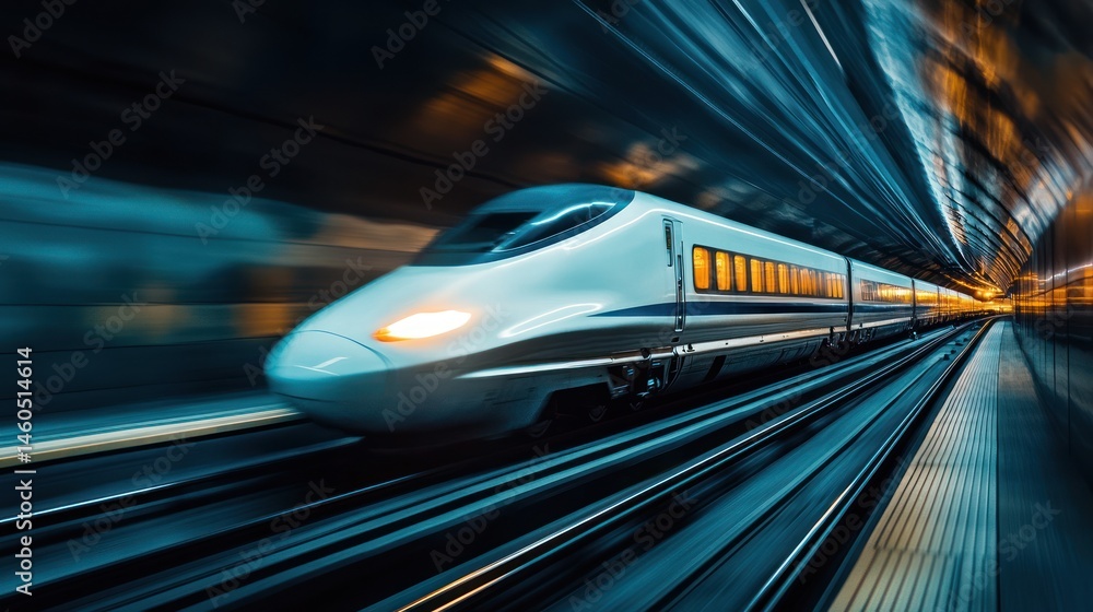 High-Speed Railway Journey: A Glimpse into Advanced Transportation Technology High-Speed Railway Journey: A Glimpse into Advanced Transportation Technology