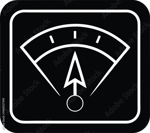 voltmeter vector icon.