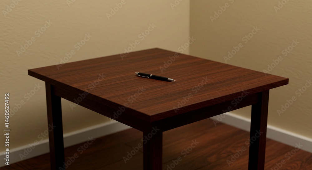 Fototapeta premium table and pen