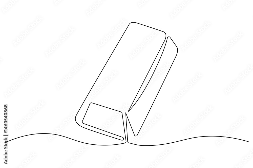 Obraz premium Continuous one line drawing of Graph decrease. Single line drawing illustration of Down graph chart. Financial market crash concept vector art. Doodle line illustration.
