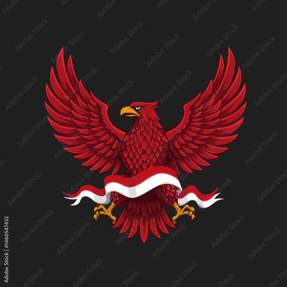 Obraz premium Independence in Motion: Celebrating Pancasila Day