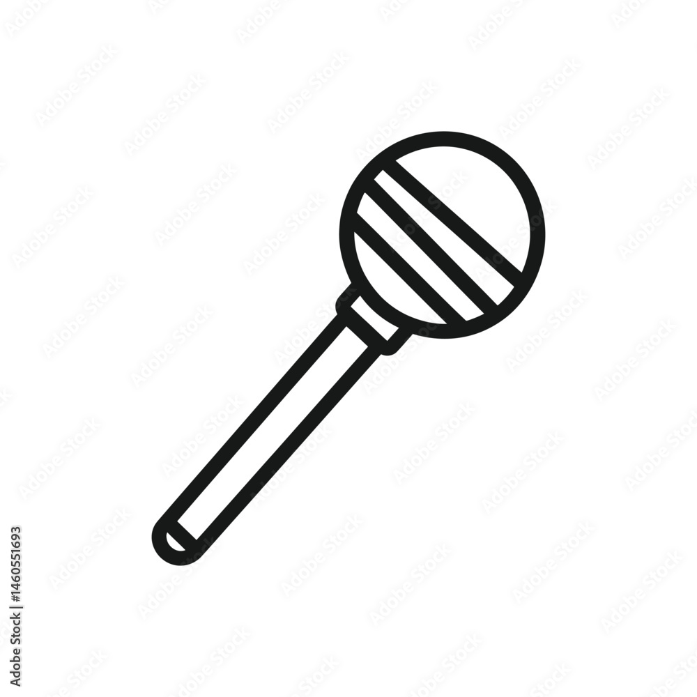 Isolated Outline Lollipop, Simple Minimalist, Transparent Background Icon Design Isolated Outline Lollipop, Simple Minimalist, Transparent Background Icon Design