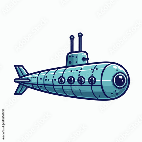 submarine vector illustration