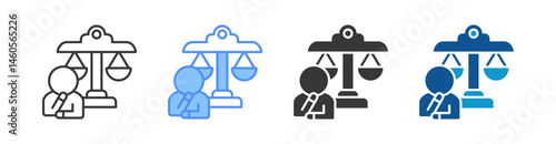 Judgment Multistyle Icon Sheet