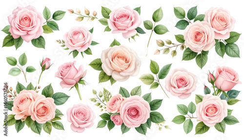 pink roses background