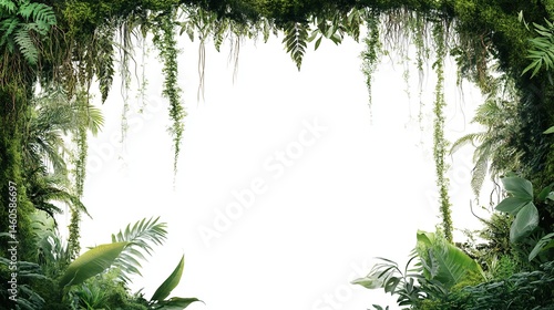 Fototapeta Naklejka Na Ścianę i Meble -  Lush jungle frame