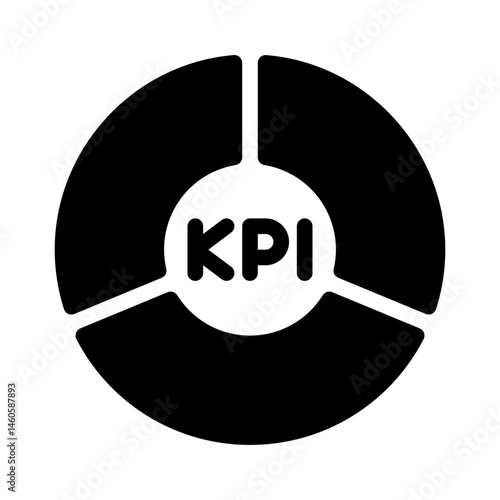 pie chart glyph icon