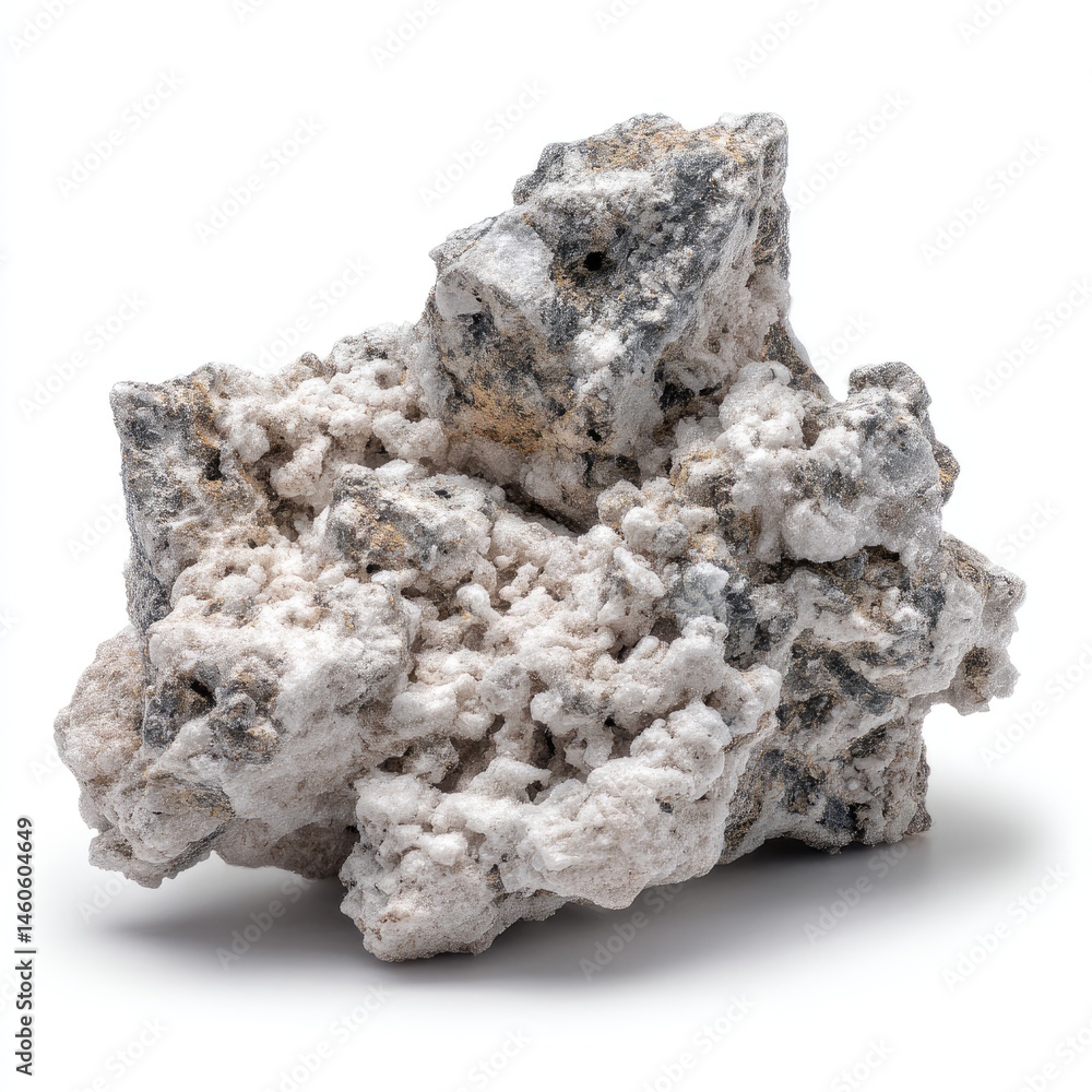 A Stunning Specimen Close-Up of a Raw, Natural, and Untreated Mineral Rock A Stunning Specimen Close-Up of a Raw, Natural, and Untreated Mineral Rock