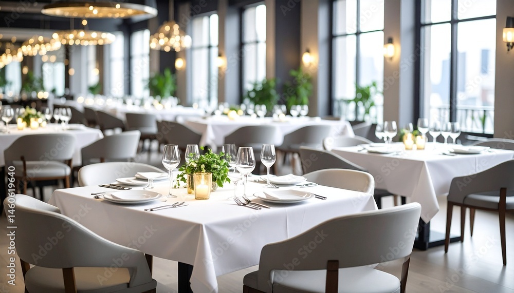 Classical interior of a fine dining restaurant
Classical interior of a fine dining restaurant