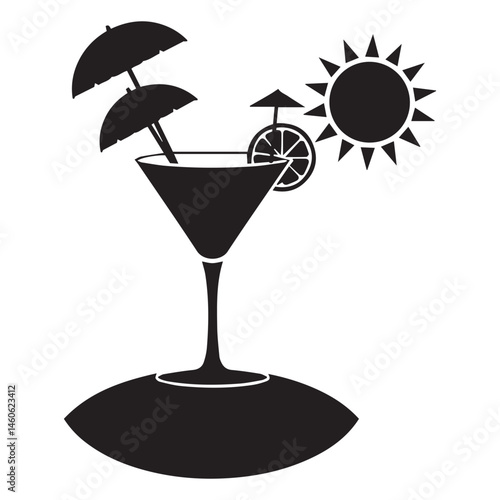 Flip-flops towel and beach ball beside sunshine symbolizing summer essentials

