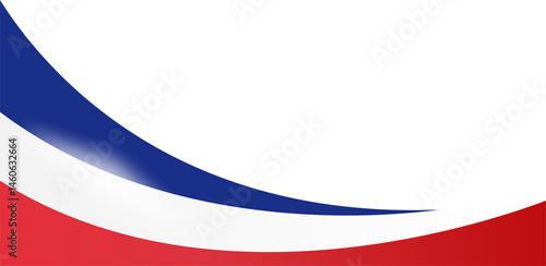 Free Download USA Flag Ribbon Corner Border Illustration - GFXLoad