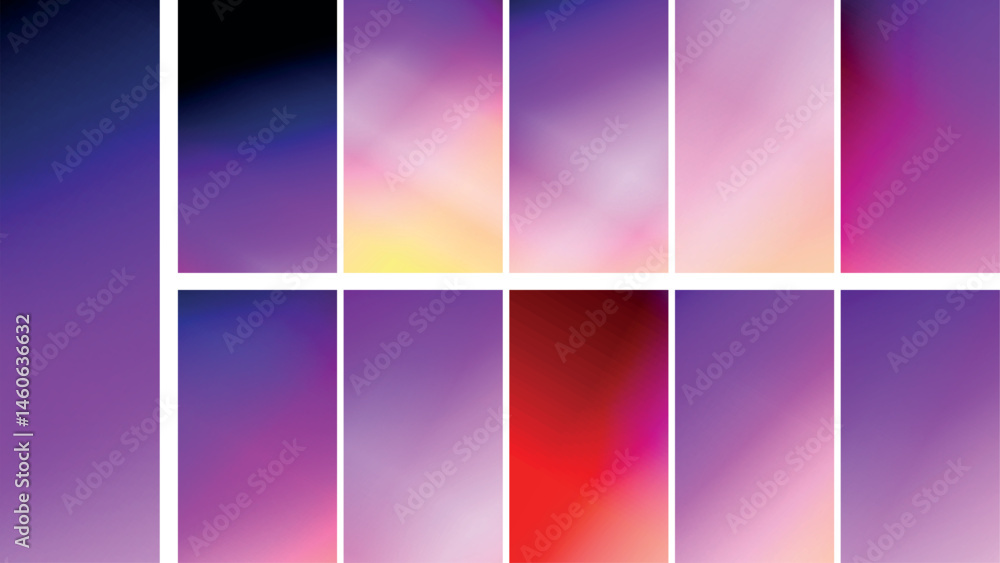 Obraz premium Abstract modern vector background of bluish lilac color for design of flyers, posters, postcards, business cards, banners