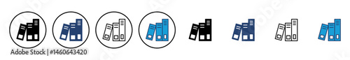 Library icon vector. education icon vector