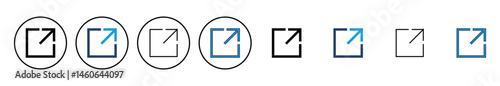 External link icon vector. link icon vector. hyperlink symbol