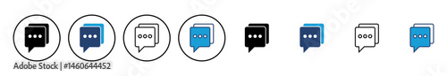 Chat icon vector. speech bubble icon. comment icon vector. message. contact us