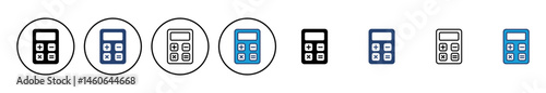Calculator icon vector. Accounting calculator icon. calculator vector