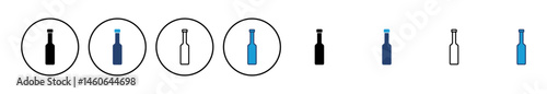 Bottle icon vector. bottle vector icon