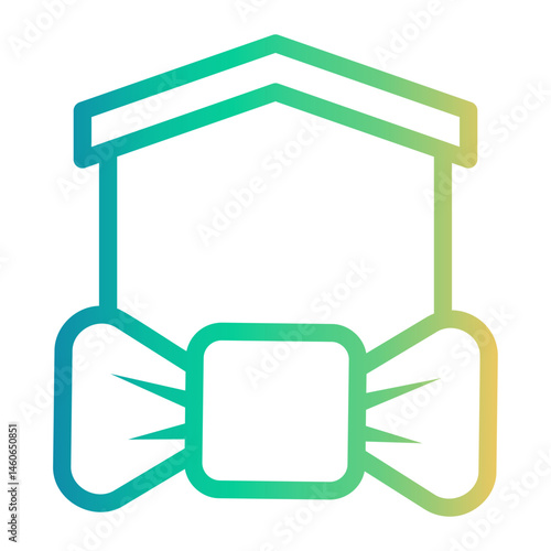 home decoration Line Gradient Icon
