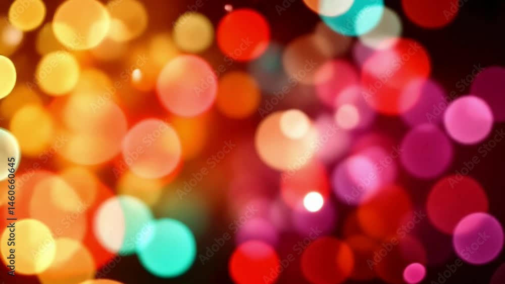 Multicolor Abstract Bokeh Lights Background with Blurred Circular Shapes Multicolor Abstract Bokeh Lights Background with Blurred Circular Shapes
