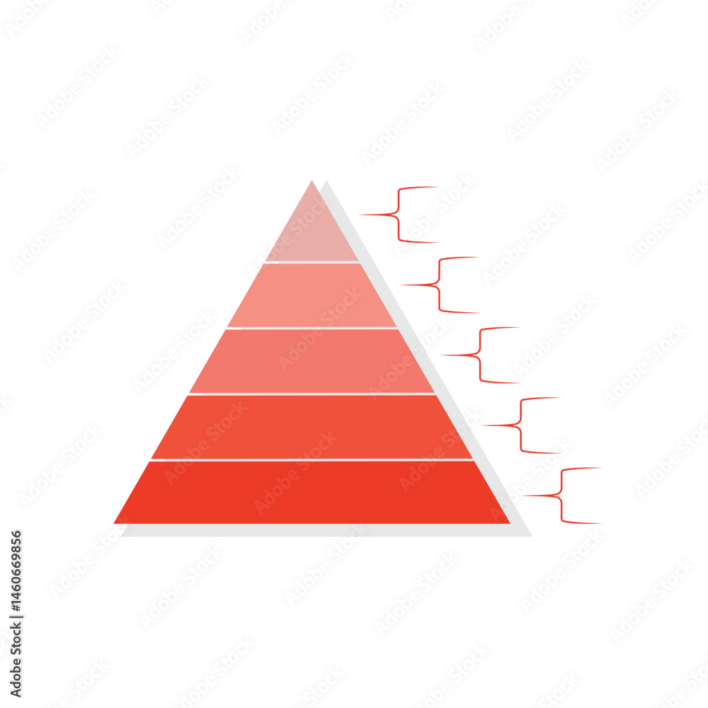 Pyramid Strategy Orange Template Design Pyramid Strategy Orange Template Design