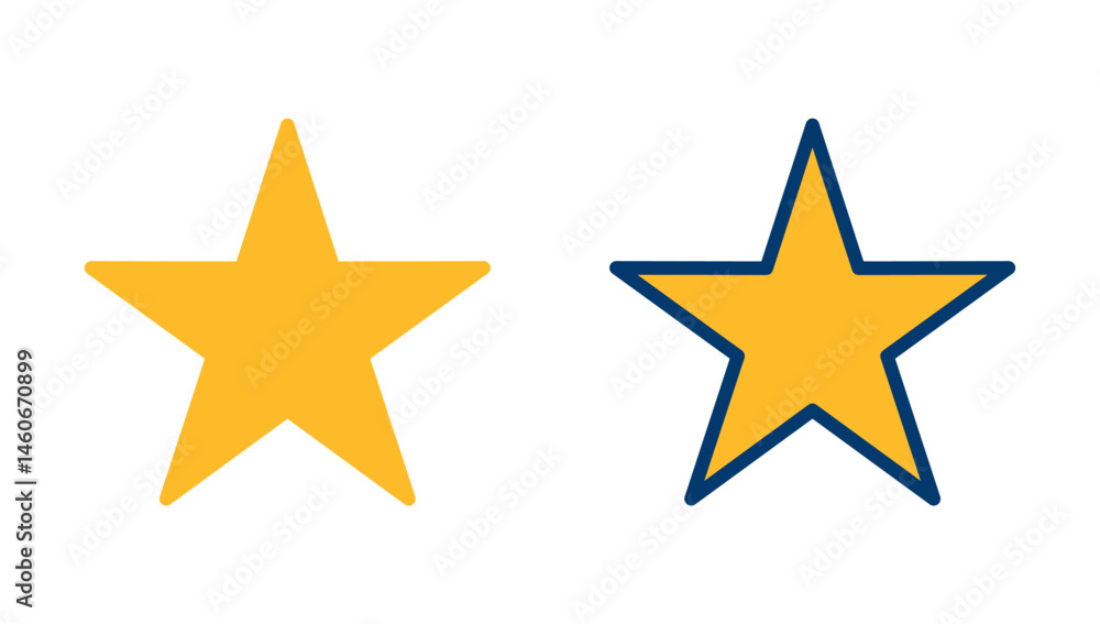 Star Icon vector isolated on white background. Star vector icon. Rating symbol Star Icon vector isolated on white background. Star vector icon. Rating symbol